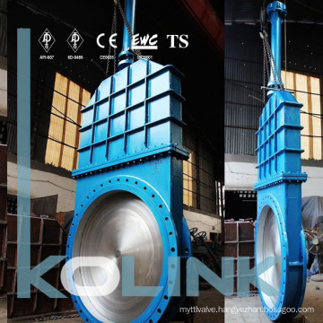 Fabricated Knife Gate Valve Bolted Bonnet for Larger Size